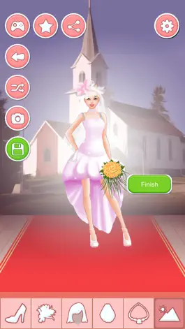 Game screenshot Bride Dress Up Game - Wedding Makeover Salon apk