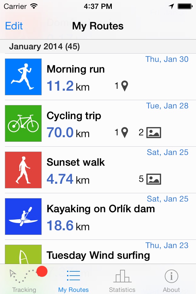 Routie ~ GPS Sports Tracker screenshot 4