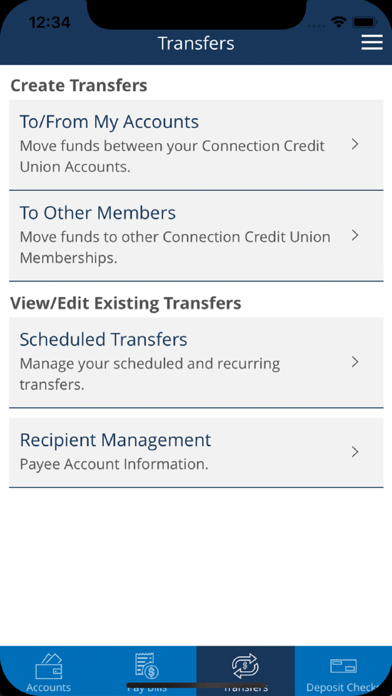 Connection CU Mobile iPhone screenshot 5 - Finance app