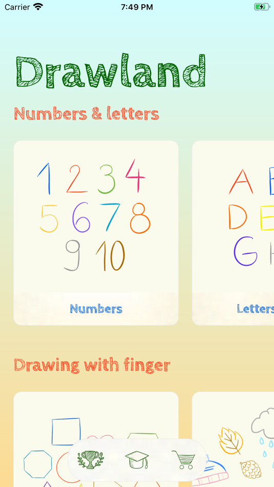 #1. Drawland - Learn how to draw (iOS) By: Martin Mitrevski