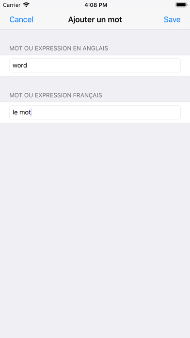 Vocabulaire Anglais - Cramit Screenshot