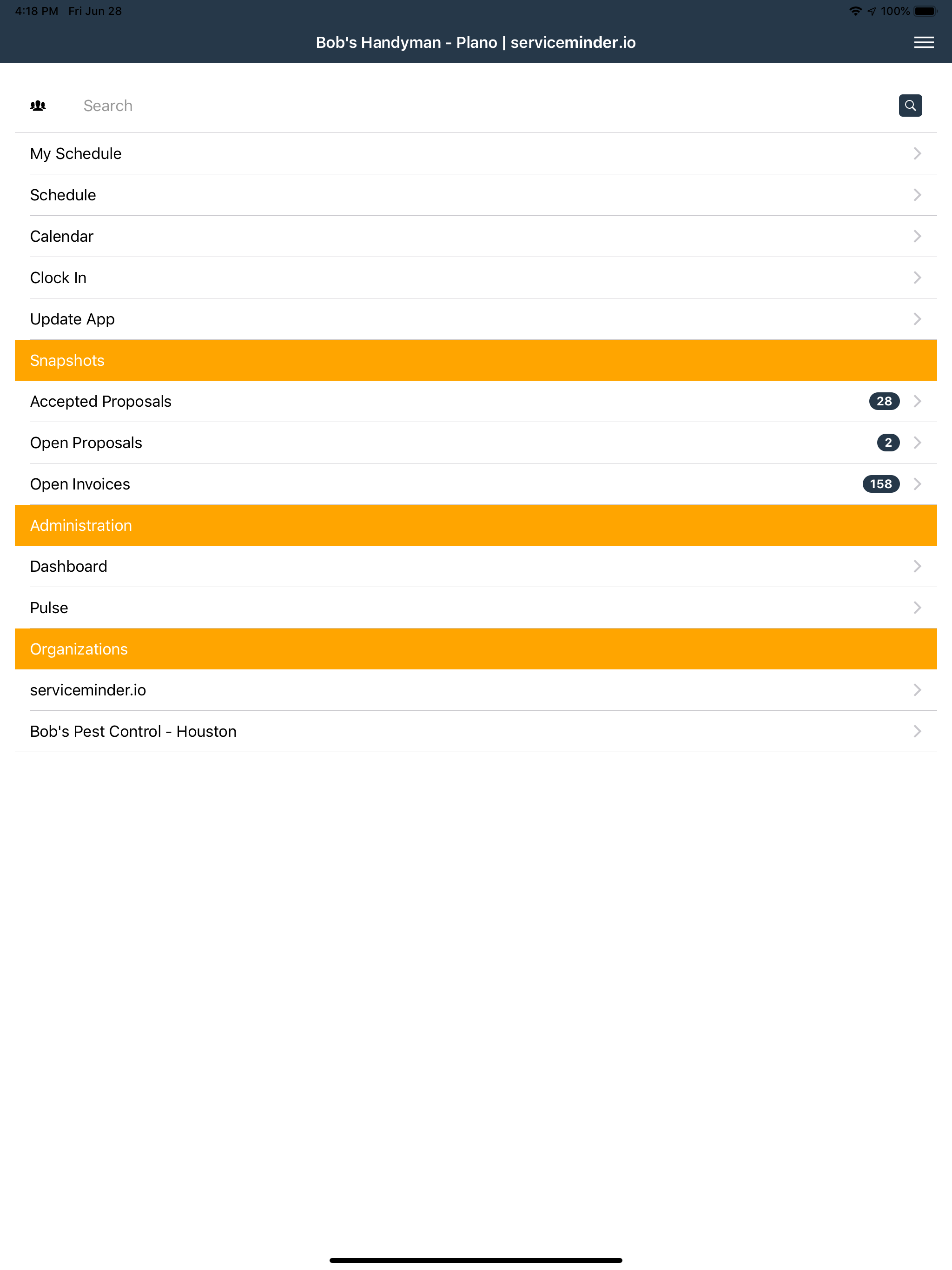 ServiceMinder screenshot 3