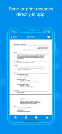 Quick Resume Pro: Screenshot 2 von 6