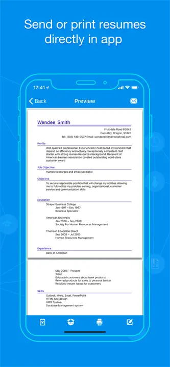Quick Resume Pro: Screenshot 2 von 6