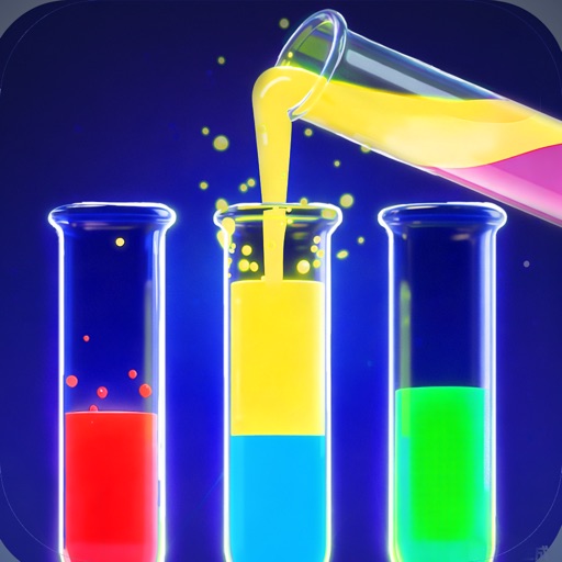来点颜色看看 - 倒水游戏挑战我最强 App Icon - 向安 仵