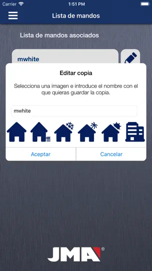 Captura de pantalla de JMARemotesUsers en iPhone 6
