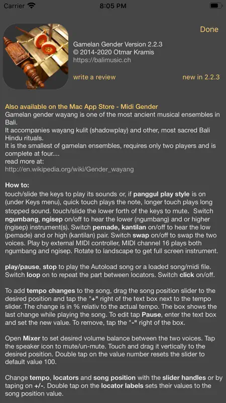 Gamelan Gender screenshot 5 of 5