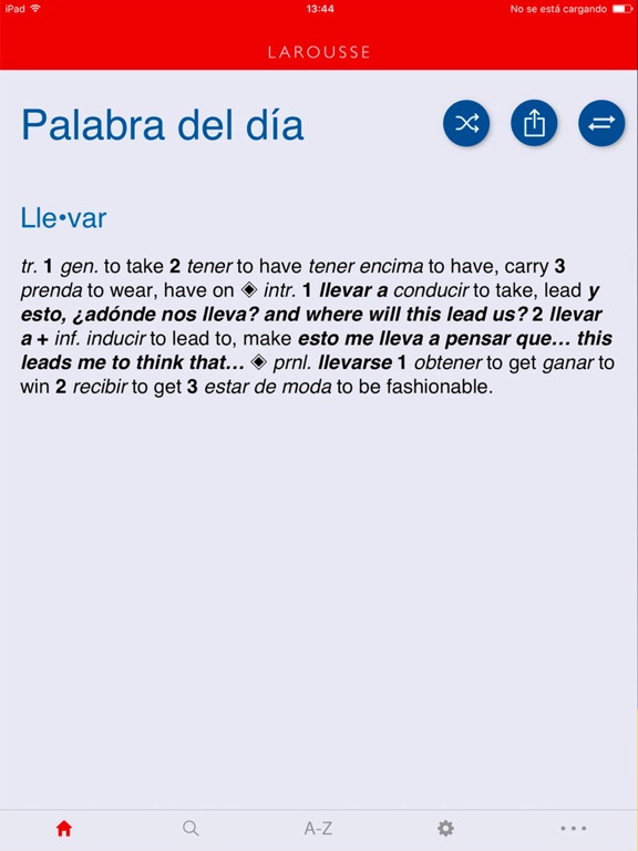 Screenshot #5 pour Larousse Español-Inglés Básica