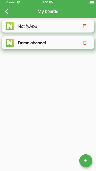 NotifyApp+ Screenshot