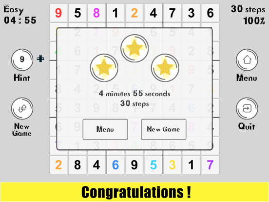 Sudoku - Infinite Challenges iPad screenshot