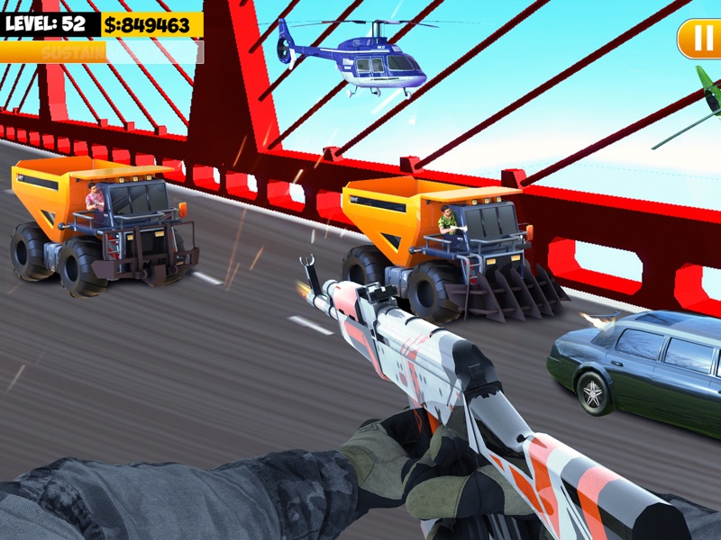 Juego de disparos de coches screenshot 6