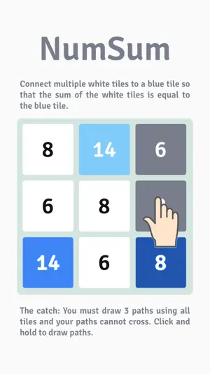 NumSum – A Relaxing Math Game screenshot 1