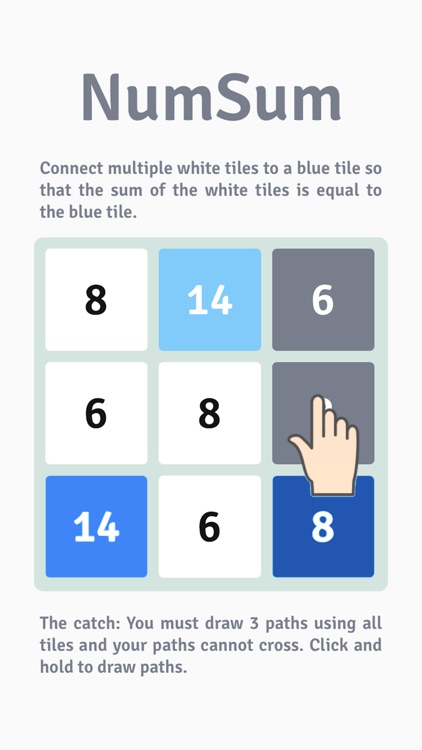 NumSum – A Relaxing Math Game