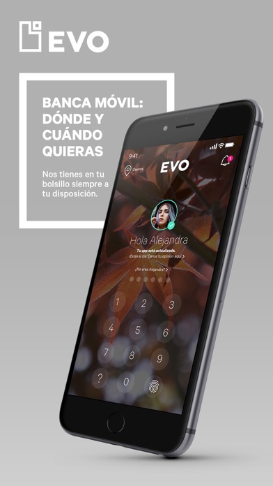 EVO Banco Móvil Screenshot