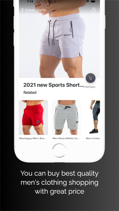 Men's Clothing Fashion Stores Screenshot