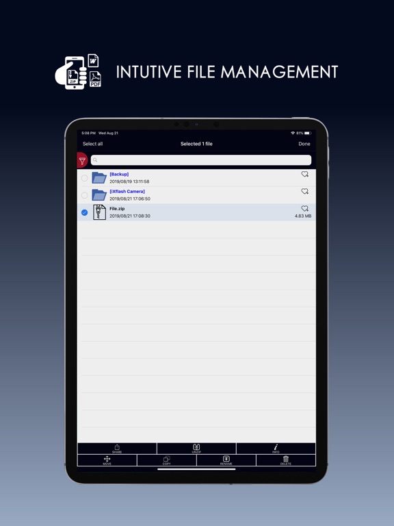 iXflash iPad screenshot 5 - Utilities app