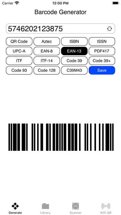 Barcodes Generator Unlimited Screenshot