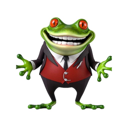 Waistcoat Frog Stickers