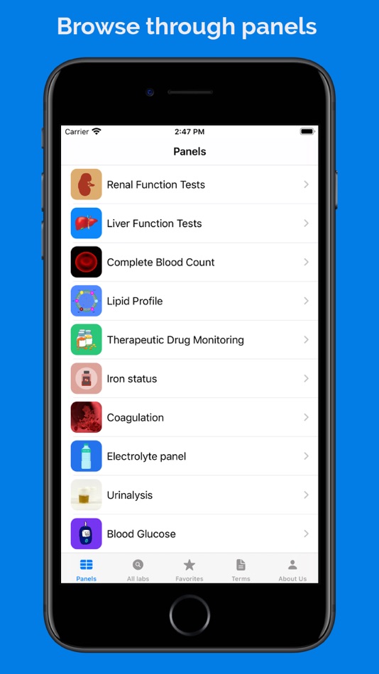 #1. Lab Values Pro: Lab reference (iOS) De: Nishith Sekhar Revappala