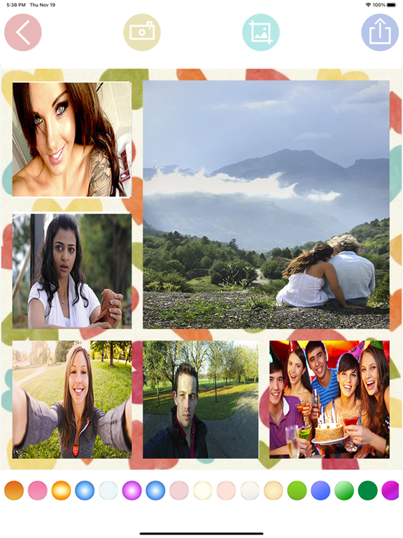 Collage - photo montage editor iPad screenshot 3 - Photo & Video app