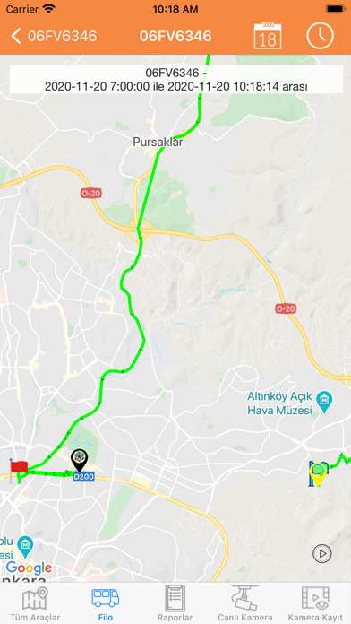 movita Kameralı Araç Takip Screenshot