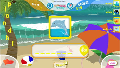 Kids' Words Spelling app screenshot