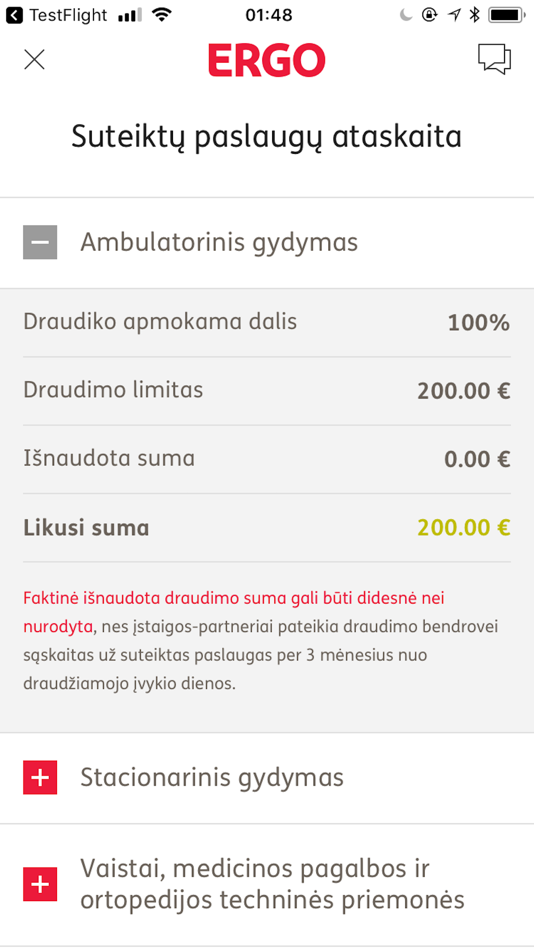 #3. ERGO Lietuva (iOS) Podle: ERGO Insurance SE Latvijas filiāle
