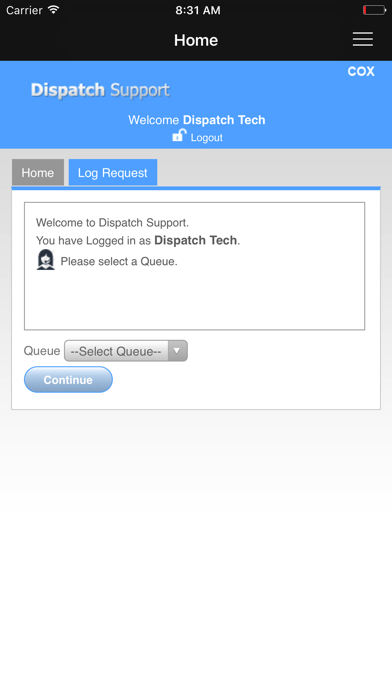 Dispatch Support CX Screenshot