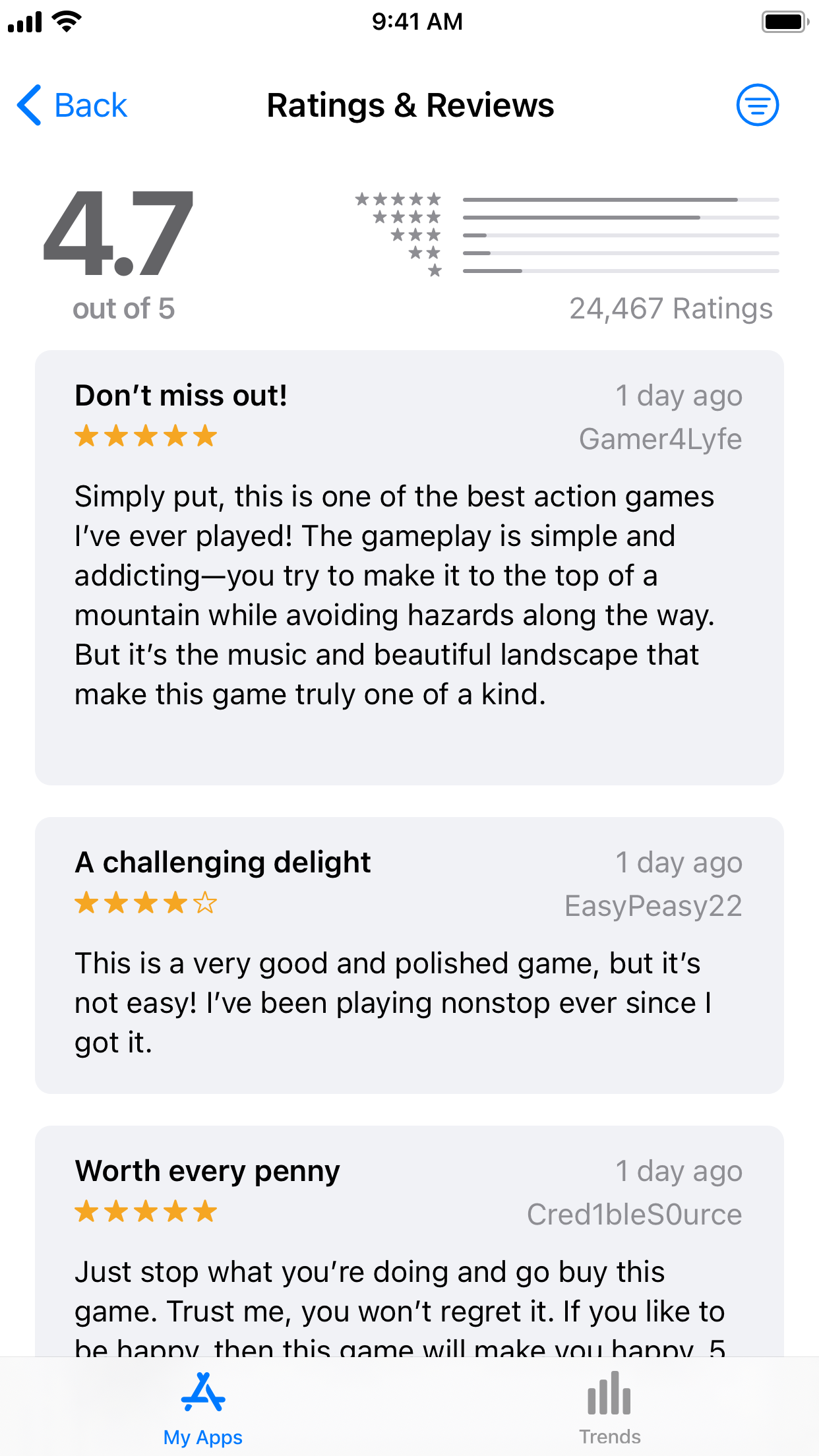 App Store Connect screenshot 4