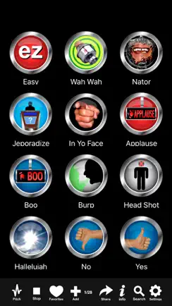 100's of Buttons & Sounds Lite iPhone image 2