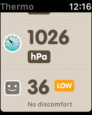 温湿度計 (体感温度,気圧計,不快指数)