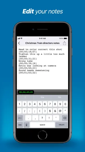 Timecode Logs screenshot 3