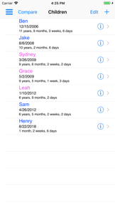 Child Growth screenshot