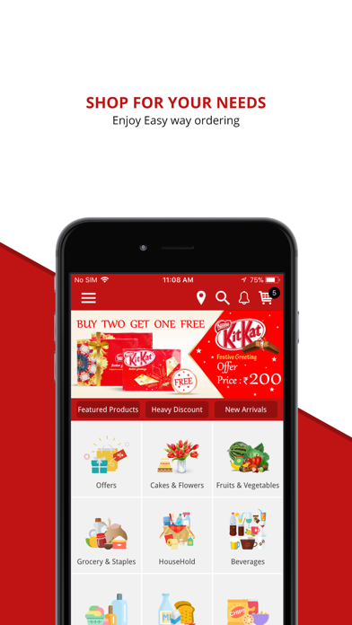 OnDoor - Online Grocery iPhone screenshot 1 - Shopping app