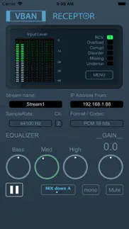 vban receptor iPhone Captures Décran 3