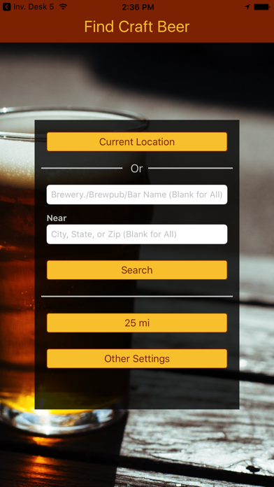 Screenshot #1 pour Find Craft Beer