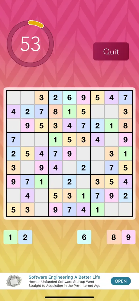 Brain Monitor: Sudoku