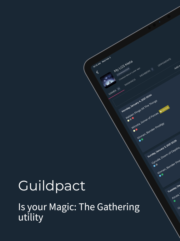 Screenshot #4 pour Guildpact: MTG stats tracker