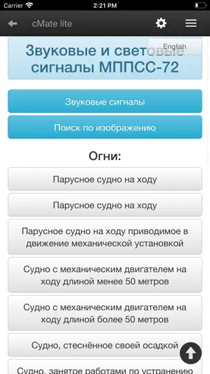 Скриншот CMate-lite на iPhone 10