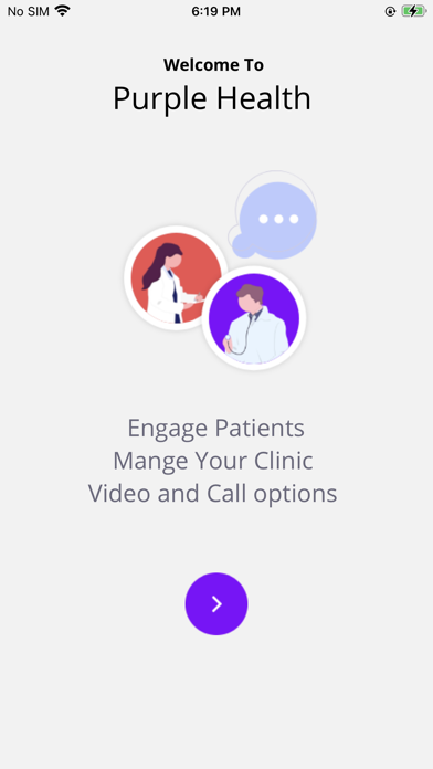 Purple Health Practitioner Screenshot