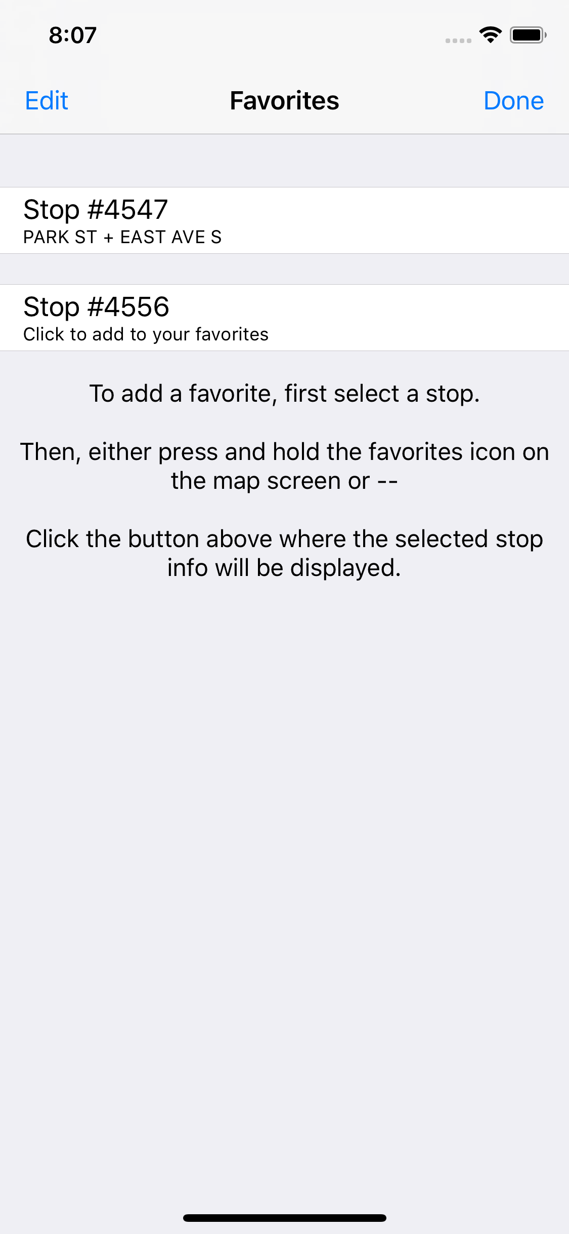 PIN Next Bus screenshot 5