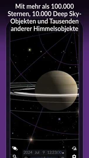 Screenshot von The Sky Pro By Redshift auf dem iPhone 10