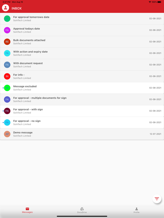 Screenshot #6 pour Docusoft Portal