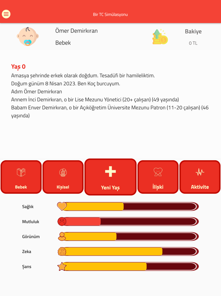 #1. Bir TC Simülasyonu (iOS) 게시자: Tiamo Teknoloji ve Inovasyon Anonim Sirketi