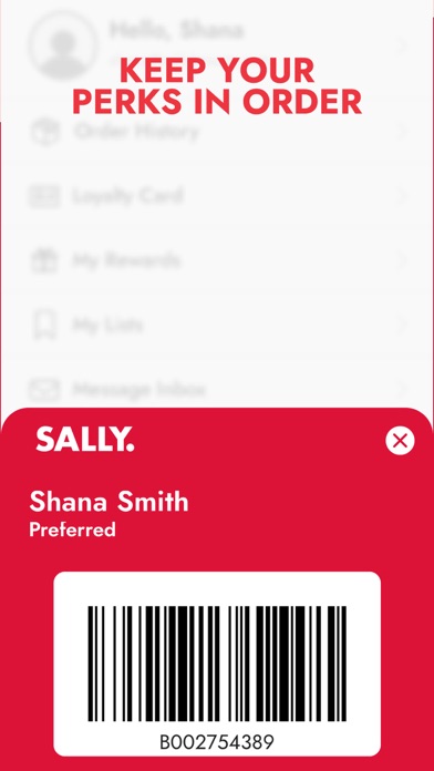 SALLY BEAUTY Screenshot