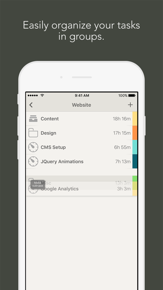 #2. Timeframe - Time Tracking (iOS) 来自: Niko Kramer