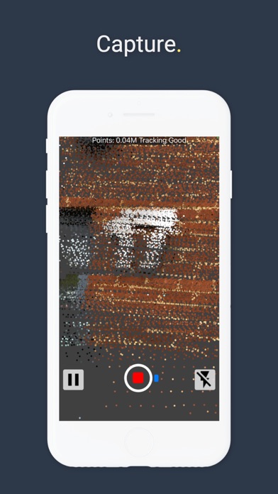 Screenshot #1 pour ZAPPCHA: Mobile LiDAR Scanner