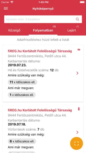 fiREG screenshot 1