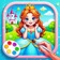 Paint princess Rapunzel color app icon - Entertainment app for iPhone