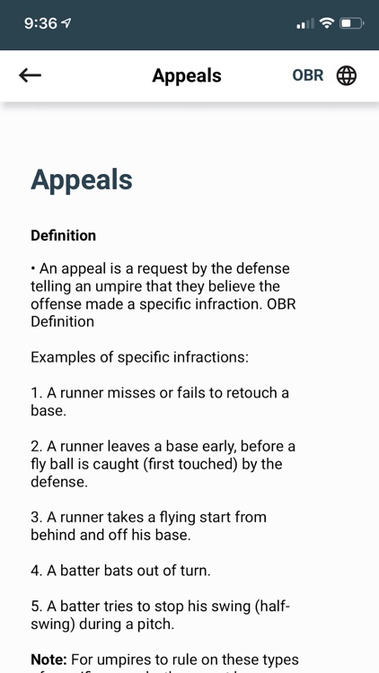 Baseball Rules screenshot-3